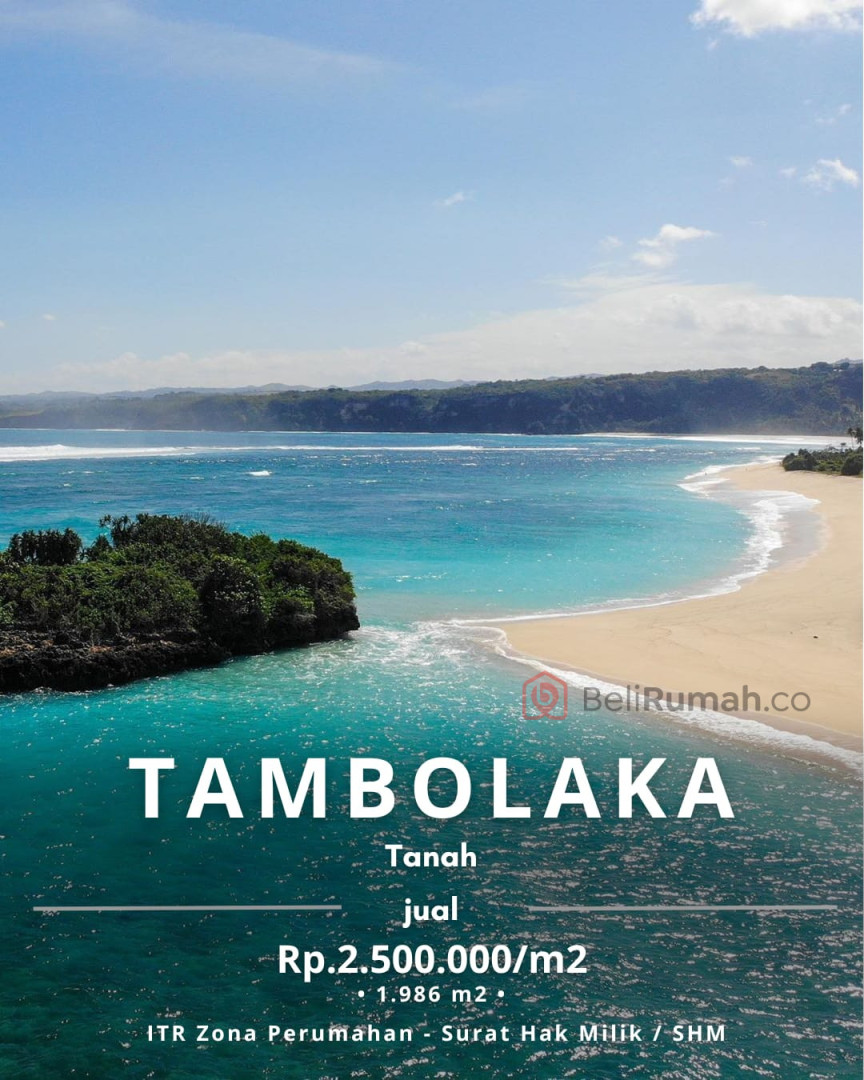 Tanah Sumba Tambolaka 3 menit ke Bandar Udara Lede Kalumbang - BeliRumah