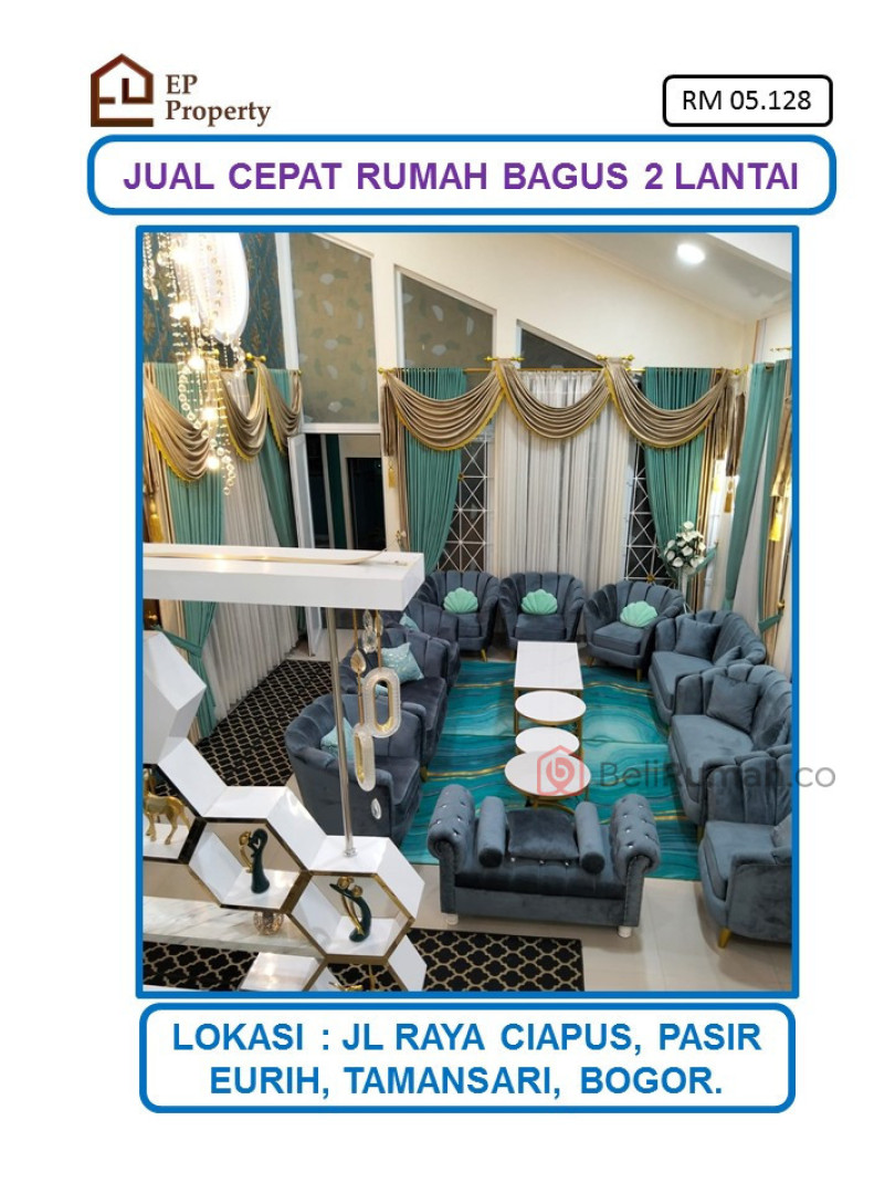 Jual Rumah Harga Spesial di Ciapus, Tamansari, Bogor. - BeliRumah