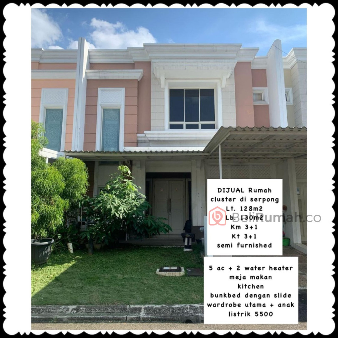 Dijual Rumah Murah Siap Huni Cluster Flaminggo Gading Serpong - BeliRumah
