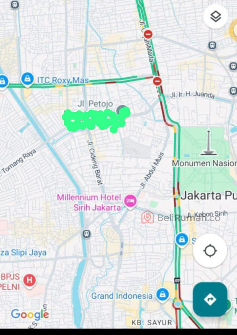 Dijual Cepat, Rumah lama hitung tanah saja, Jakarta Pusat - BeliRumah