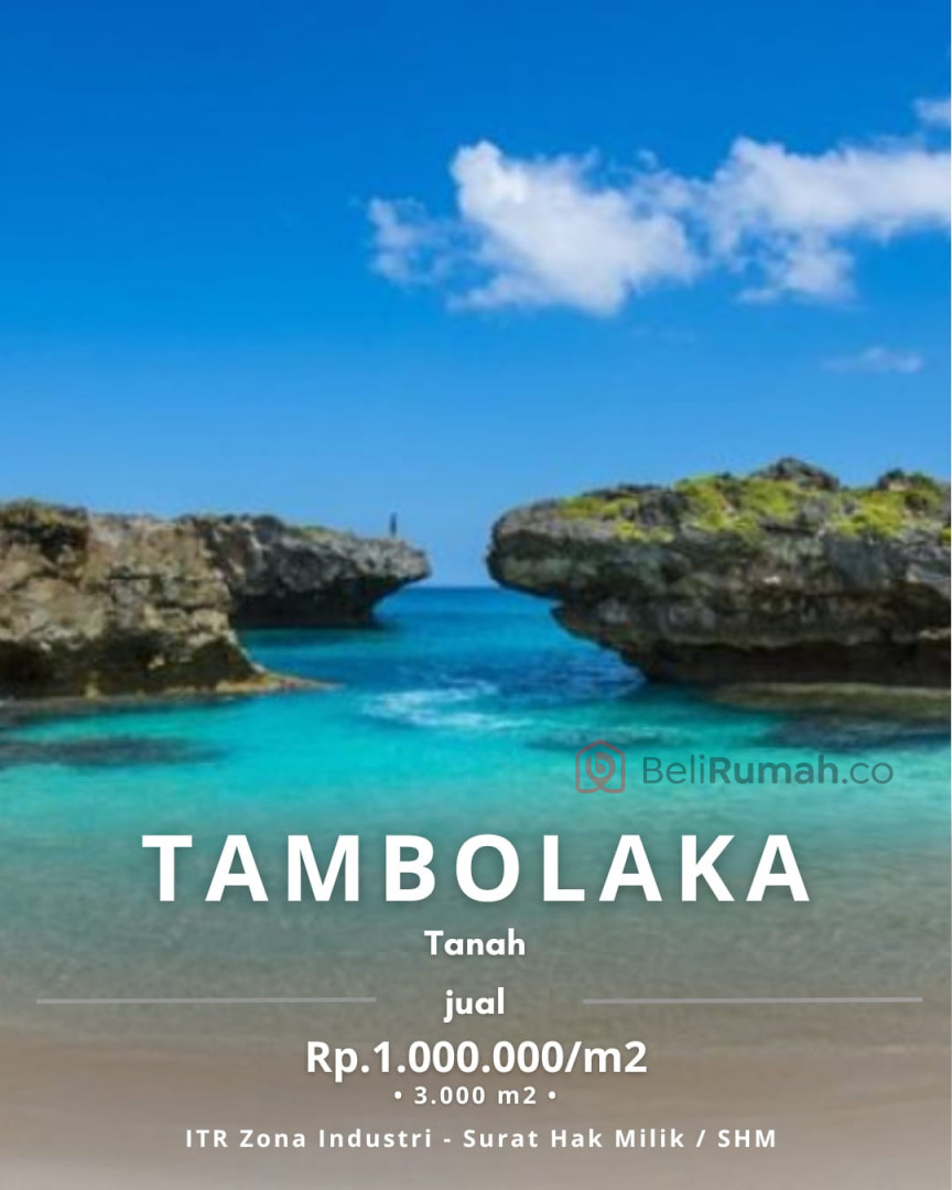 Tanah Tambolaka dekat Dermaga Waikelo - BeliRumah