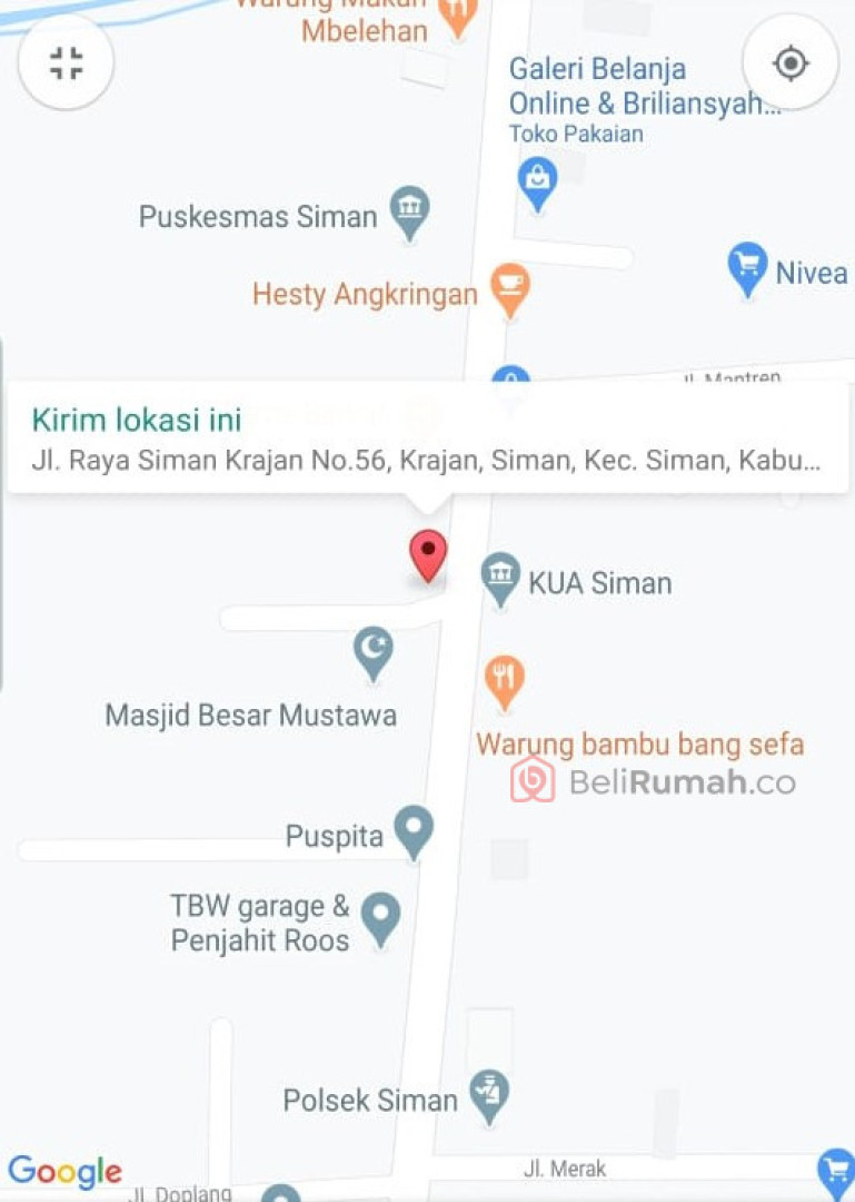 DIJUAL TANAH DI PINGGIR JALAN KABUPATEN DI PONOROGO JAWA TIMUR - BeliRumah