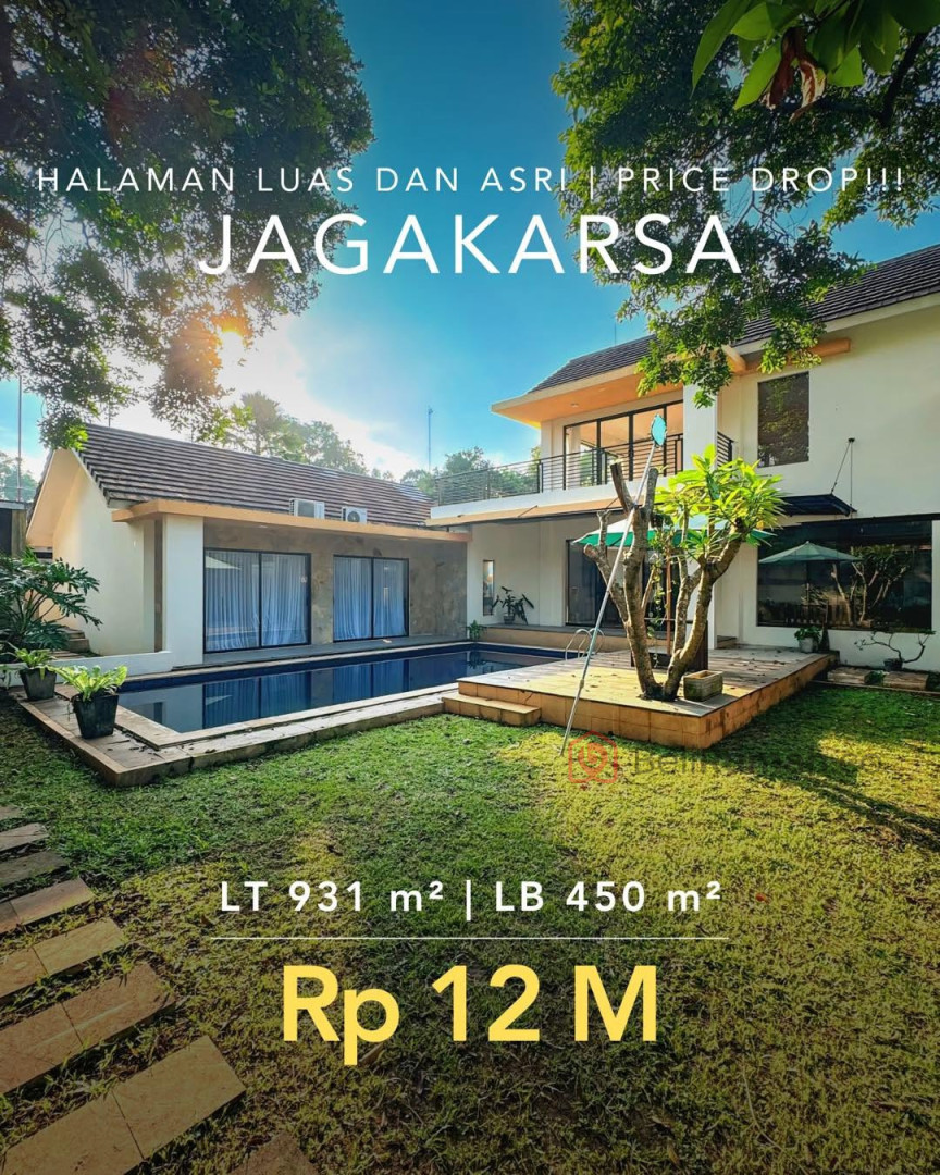 Rumah siap huni di jagakarsa halaman luas ada private pool - BeliRumah