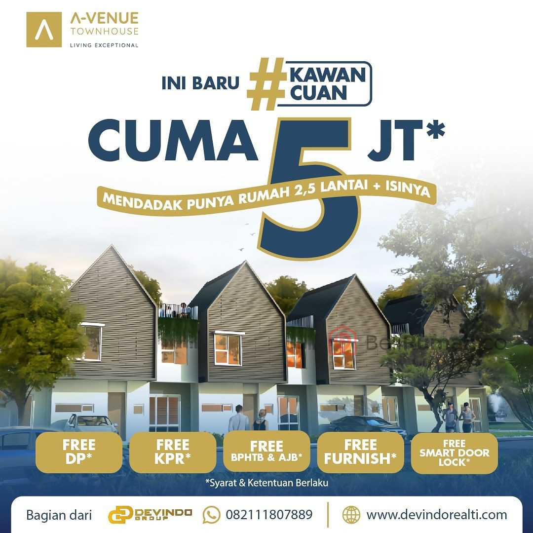 Dijual Rumah Modern Siap Huni Dekat Stasiun Rawa Buntu BSD Serpong - BeliRumah