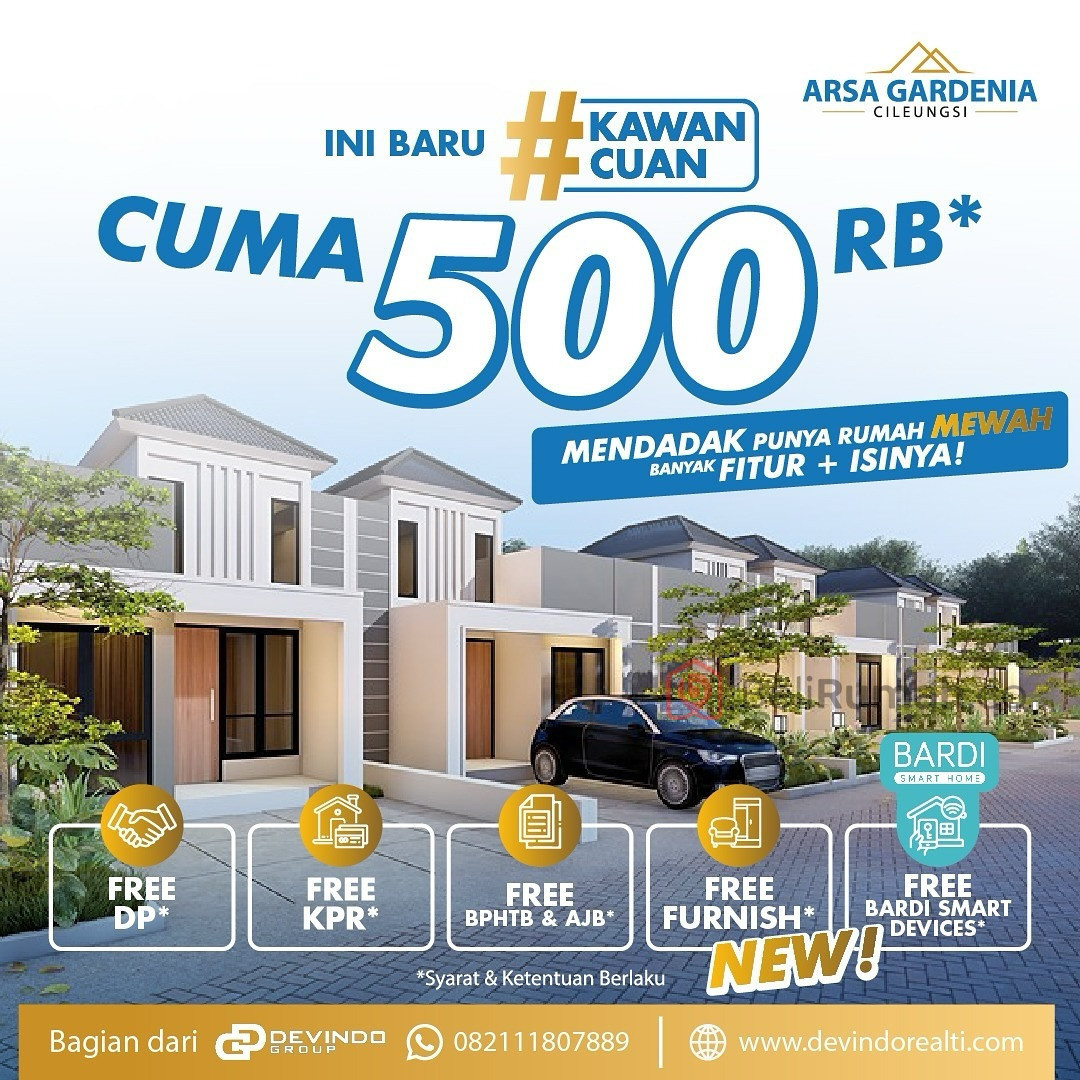 Jual Beli Rumah Siap Huni di Dekat RS. Hermina Cileungsi Bogor - BeliRumah