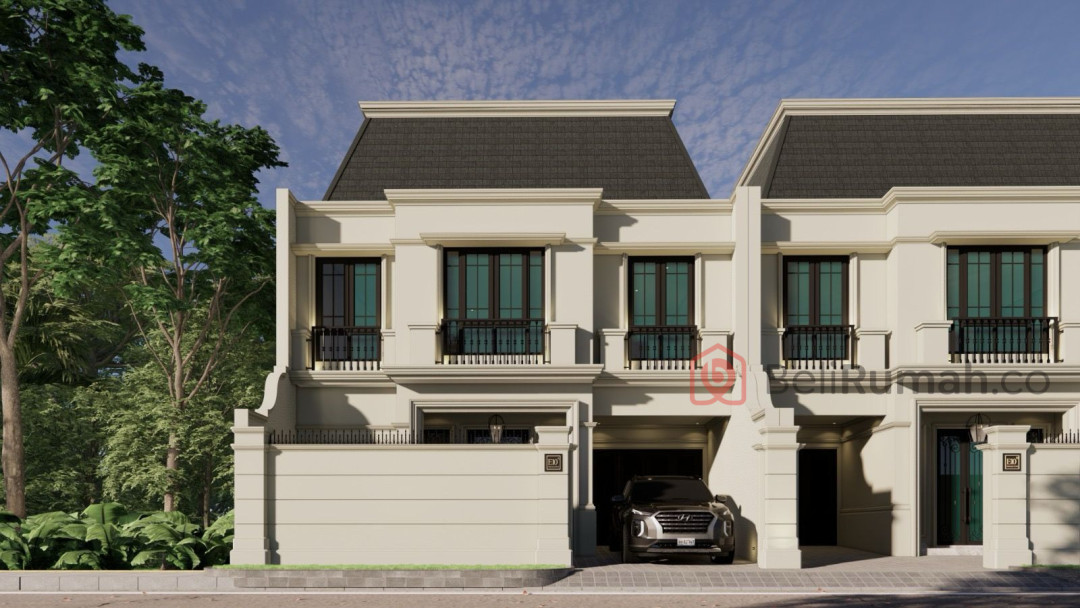  DIJUAL BRAND NEW RUMAH MEWAH AMERICAN CLASSIC DENGAN ROOFTOP - BeliRumah