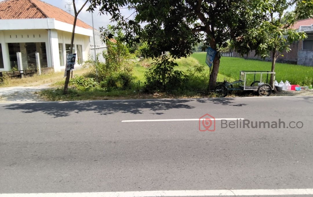 Tanah pinggir jalan dekat terminal Klaten - BeliRumah